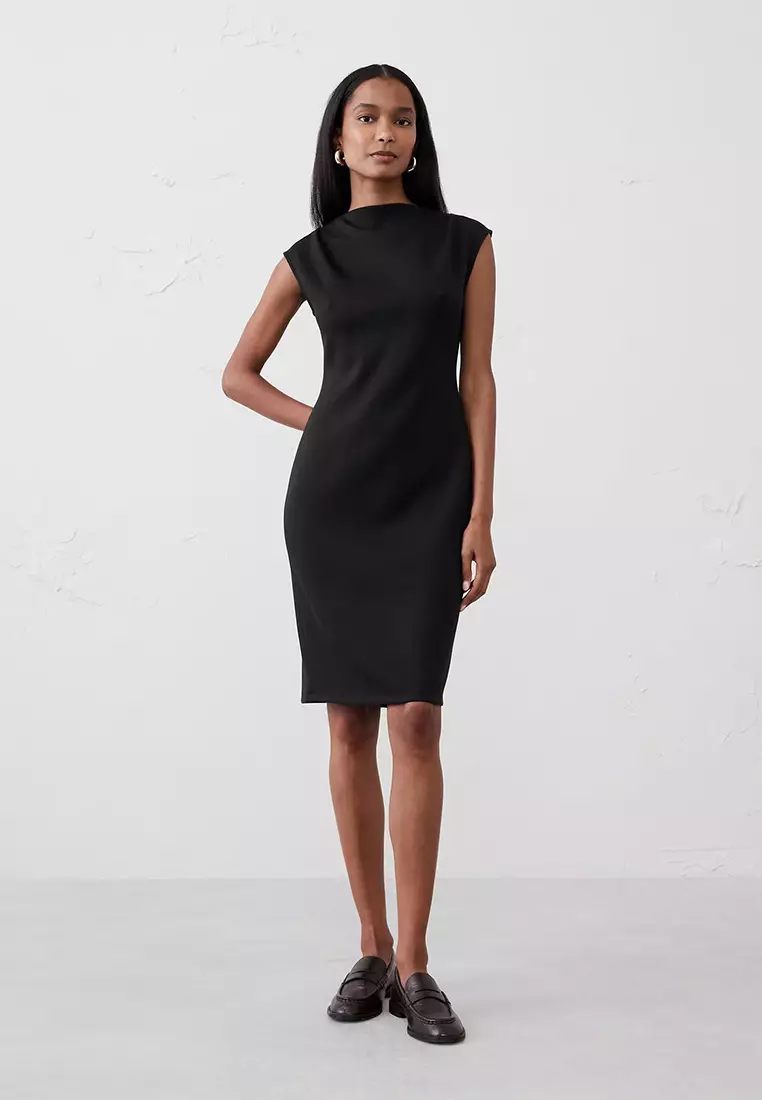 Soft Touch Scuba Sheath Dress