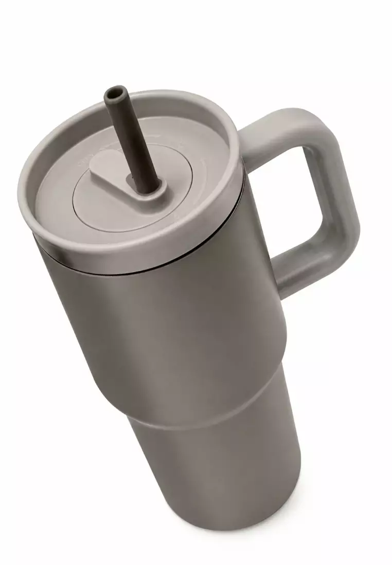 20oz Insulated Mug Tumbler Double Wall BPA Free Horizon Vacuum Flask - Warm Dune