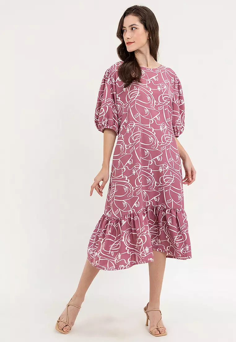 Serena Printed Dress