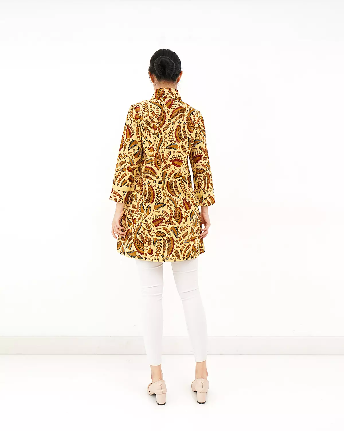 Blouse Tunik Batik Motif Pisang Wulan