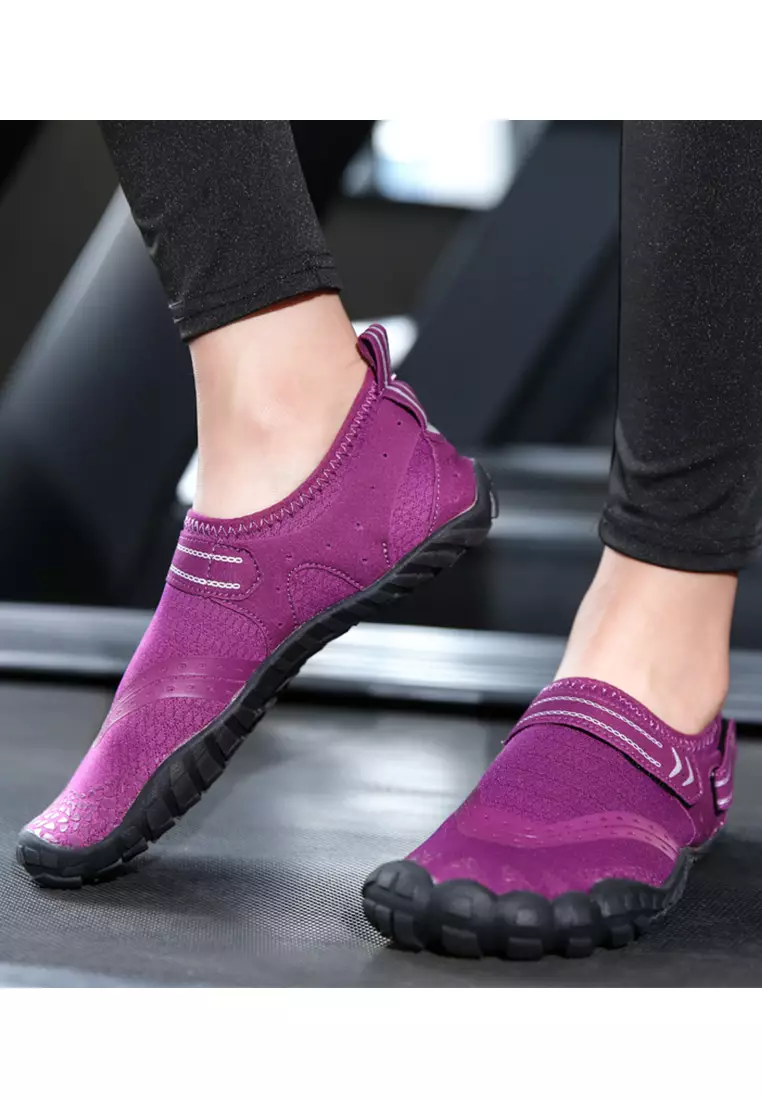 Purple deals velcro shoes