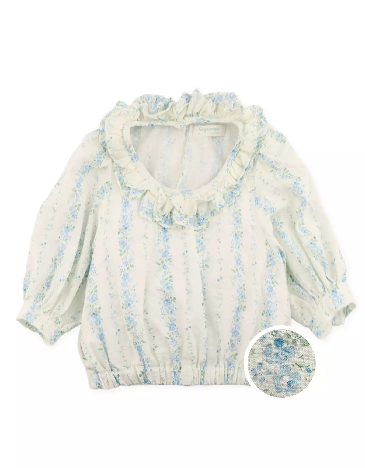 Gingersnaps Floral Grace Blouse Multicolor - Atasan Anak Perempuan (Multi)