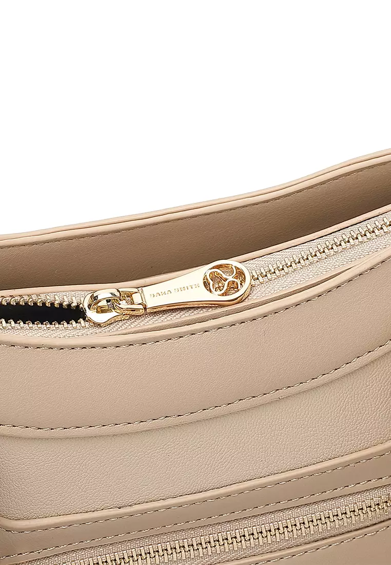 Women's Top Handle Bag / Sling Bag / Crossbody Bag (Tas Selempang / Tas Tangan) - Krem