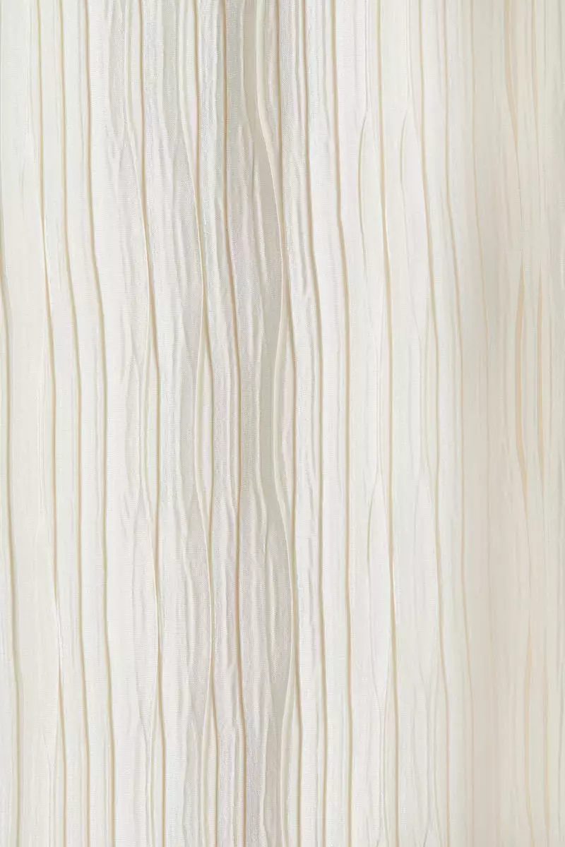 Crinkled pull-on trousers