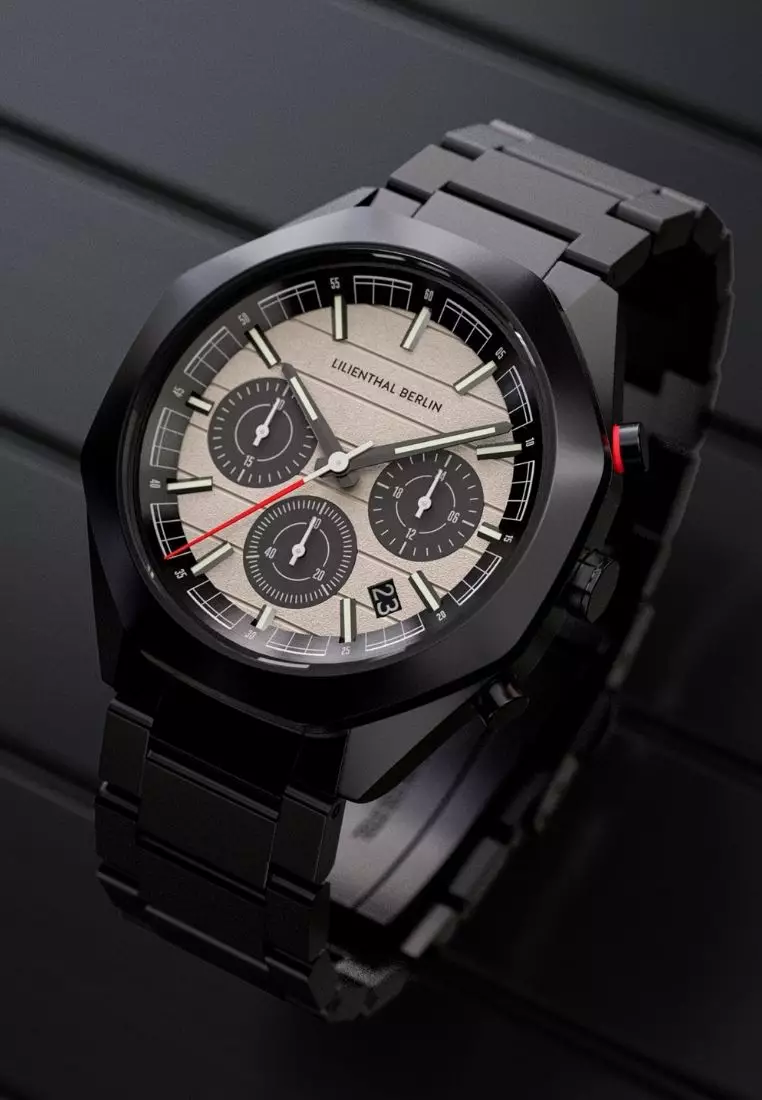 Octachrono Black Sand - Metal Strap