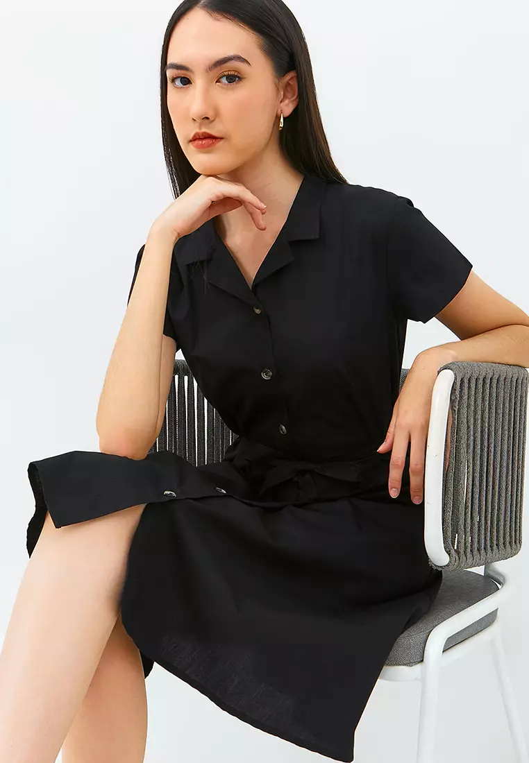 Isabella Black Dress (G.43100)