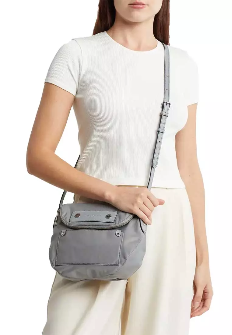 Preppy Nylon Mini Natasha Crossbody Bag Rock Grey M0012909