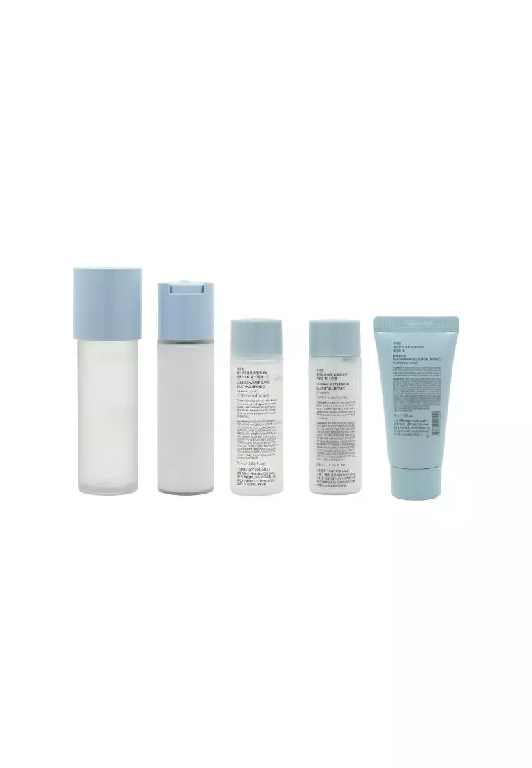 Laneige Water Bank Blue Hyaluronic Essential Set (For Combination to Oily Skin) (5pcs)