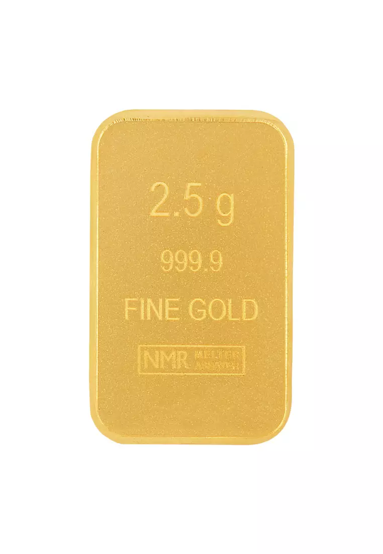 HABIB 2.5g 999.9 Gold Bar (Songket Collection)  - Manufactured by LBMA Goods Delivery Refiner