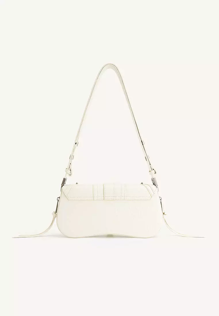 JW Pei Joy Crushed Shoulder Bag - White