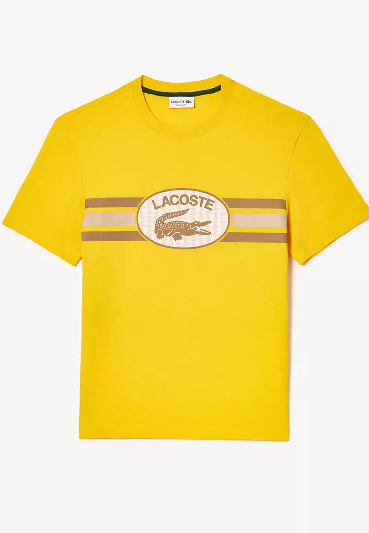 Buy Lacoste Monogram Inspired Print T-shirt Online | ZALORA Malaysia