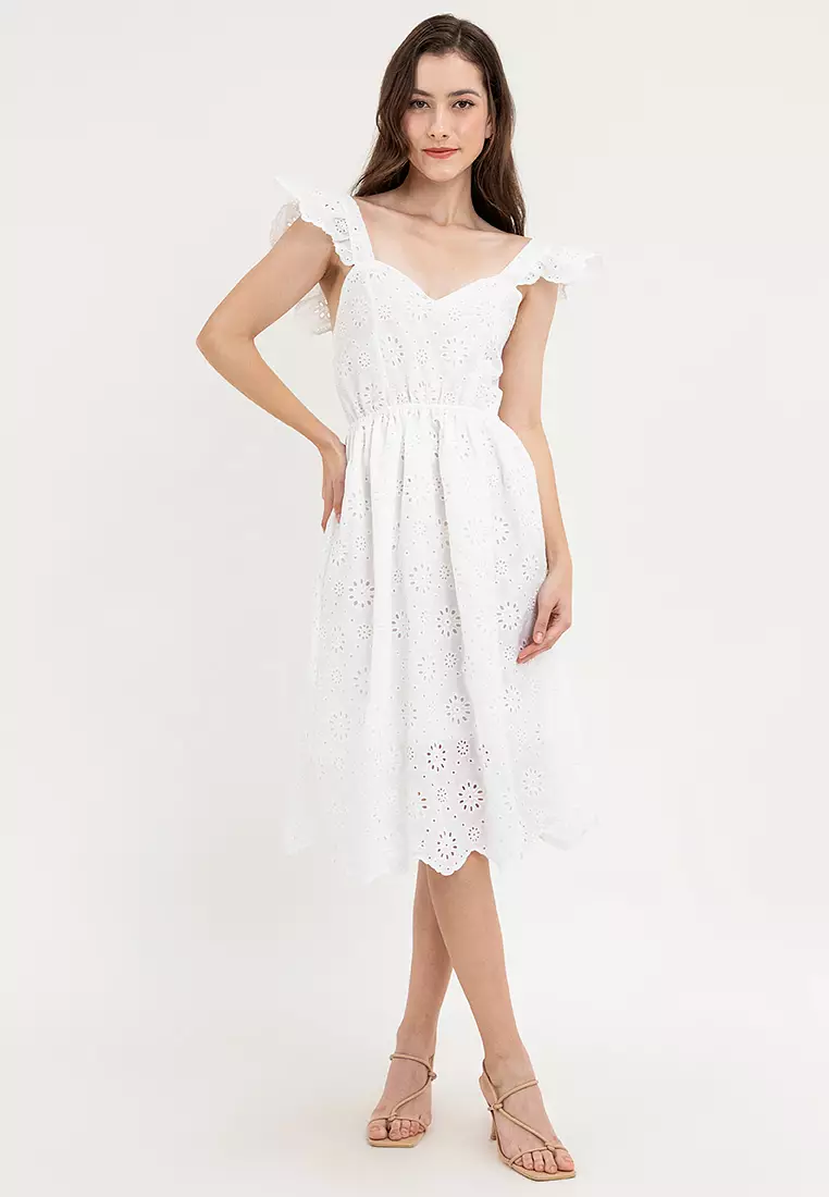 Cara Eyelet Maxidress