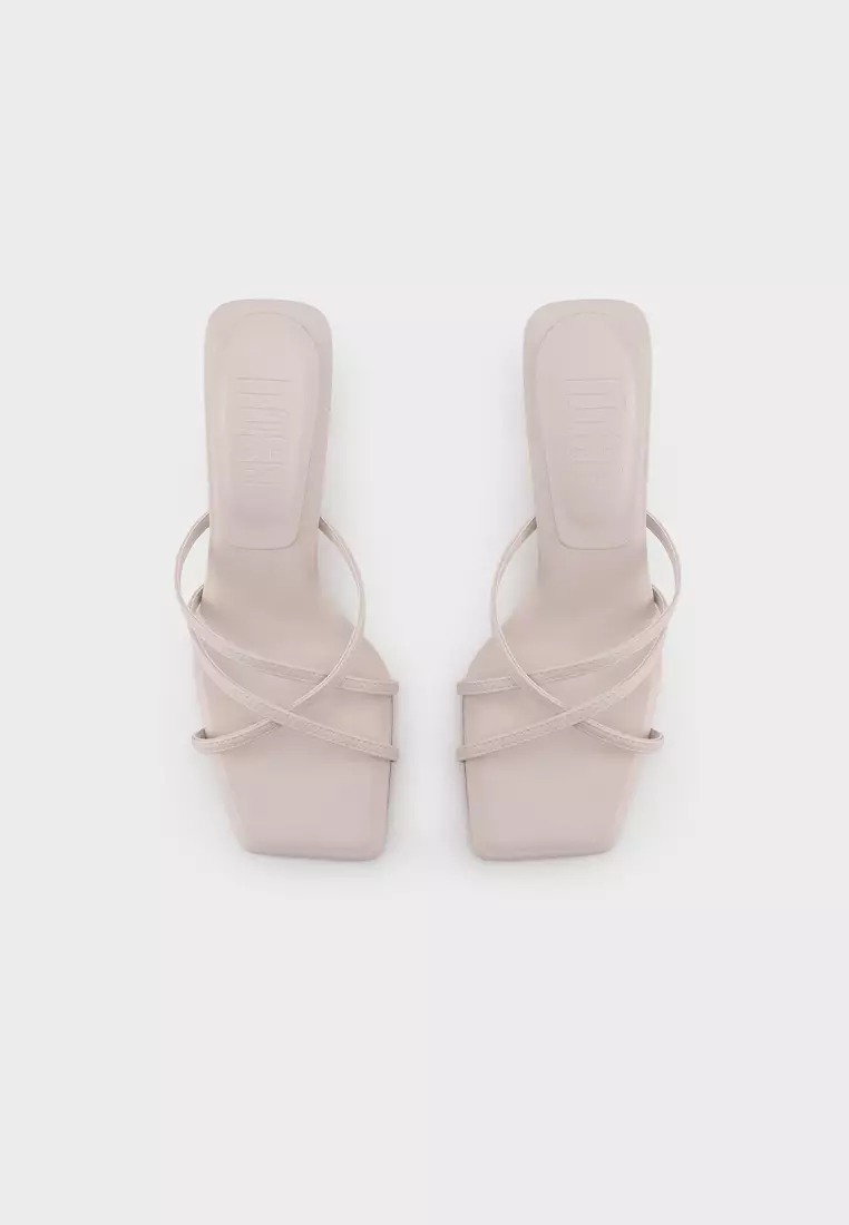 STRAPPY CLOUDFOAM CHUNKY HEEL SLIDE