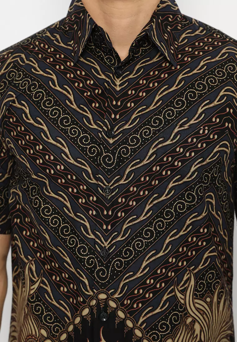 Kemeja Batik Slimfit Wardhana Lengan Pendek