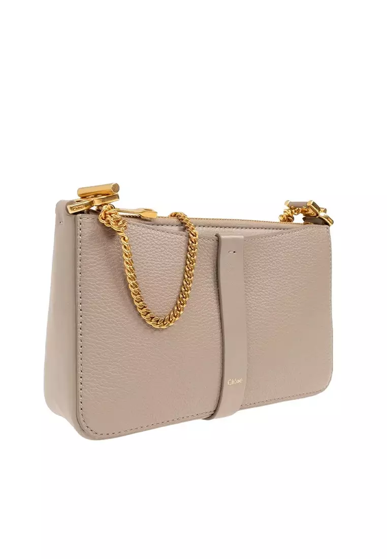 Marcie Pouch Crossbody Bag in Motty Grey