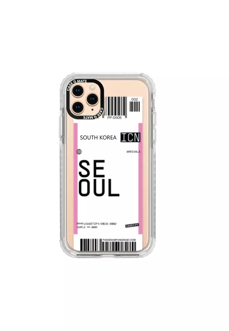 Casetify Cases Iphone 11 Buy MobileHub Seoul Boarding Pass Clear