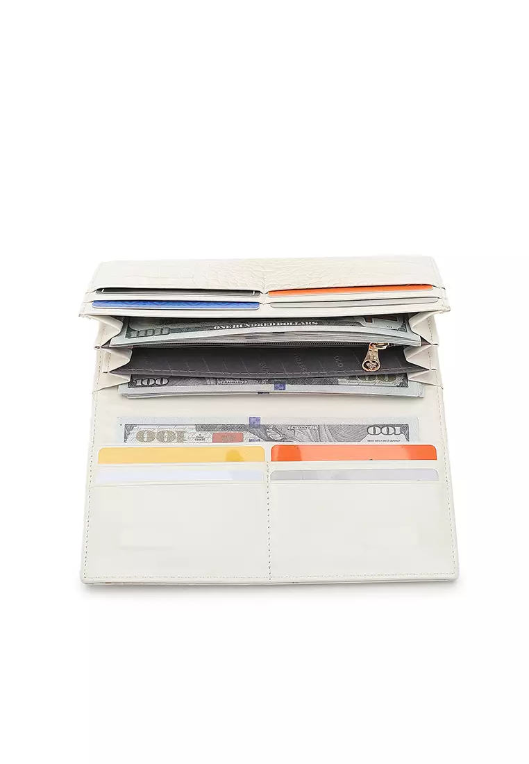 Women's Long Purse / Wallet - Beige