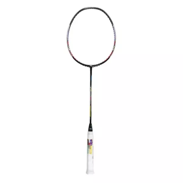 Li-Ning Badminton Racket Windstorm 72 Black/Charcoal/Peach - AYPR036-4 Free 2 Zipper+ String