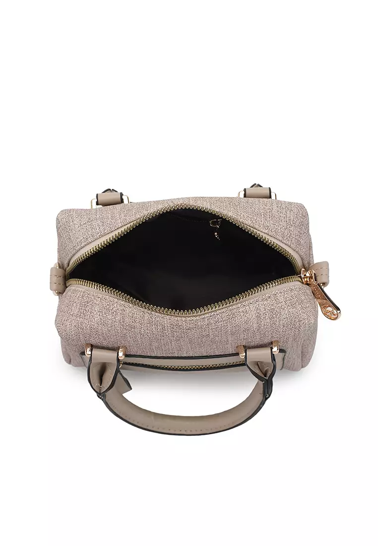 Women's Top Handle Bag / Sling Bag / Crossbody Bag / Shoulder Bag (Tas Tangan Wanita / Tas Selempang Wanita / Tas Bahu Wanita) - Cokelat