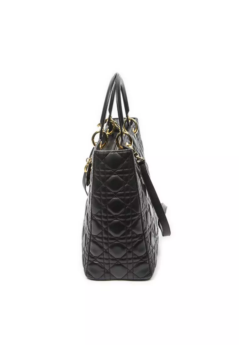 Pre-Loved Large Lady Dior Zip