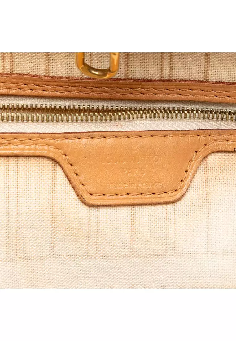 Pre-Loved Louis Vuitton Damier Azur Neverfull Mm