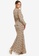 Lubna brown Stretch Wrap Puff Sleeve Set 1B227AA586BECCGS_1