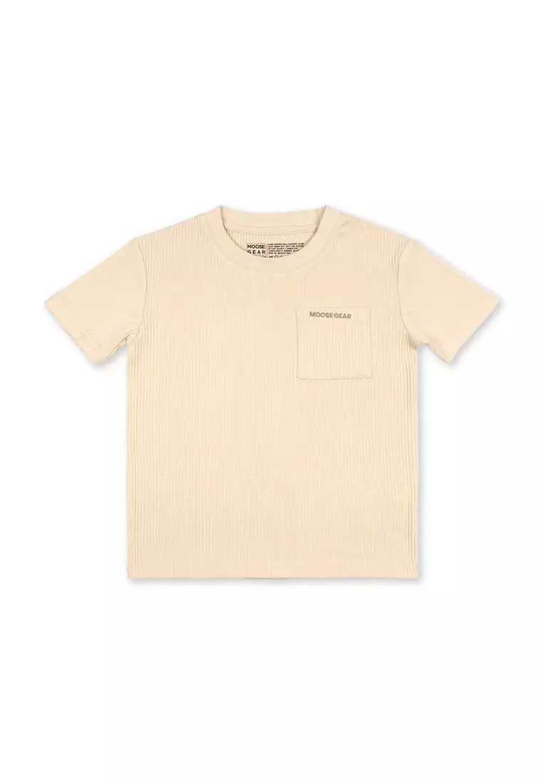 Boys Oversized T-Shirt with Embroidery Details