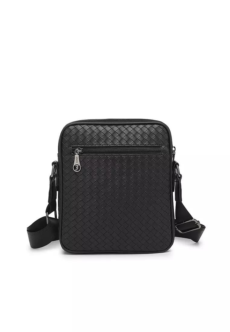 Men's Sling Bag / Crossbody Bag - Black