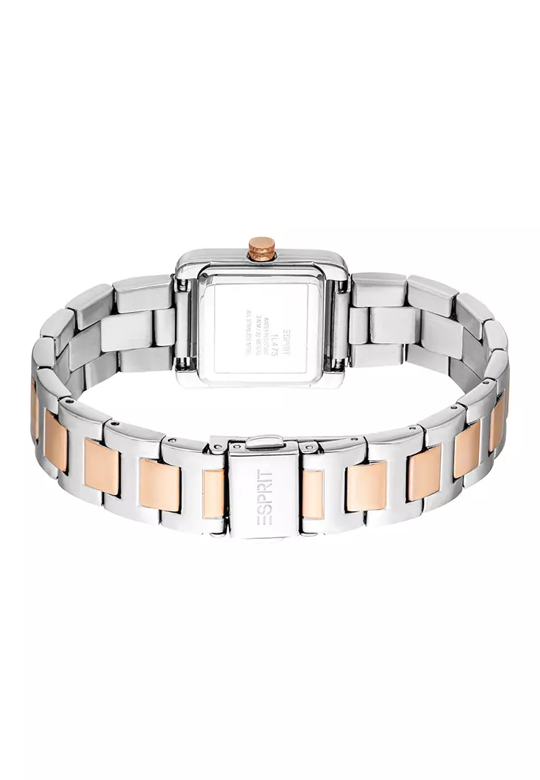 Esprit Hazel Set Two Tone Stainless Steel Analog Watch For Women EES1L475M0115