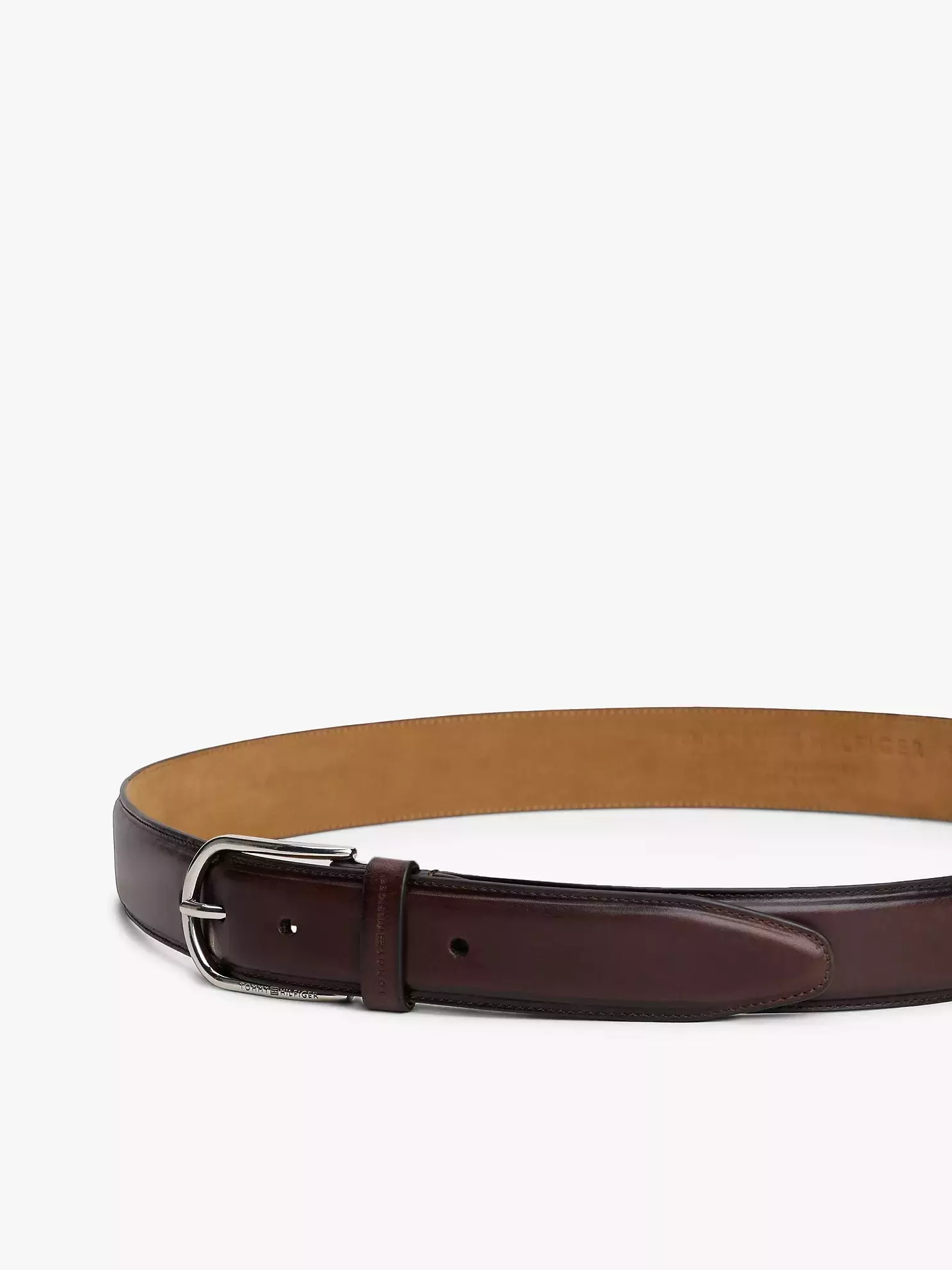Tommy Hilfiger - Round Buckle Leather Belt