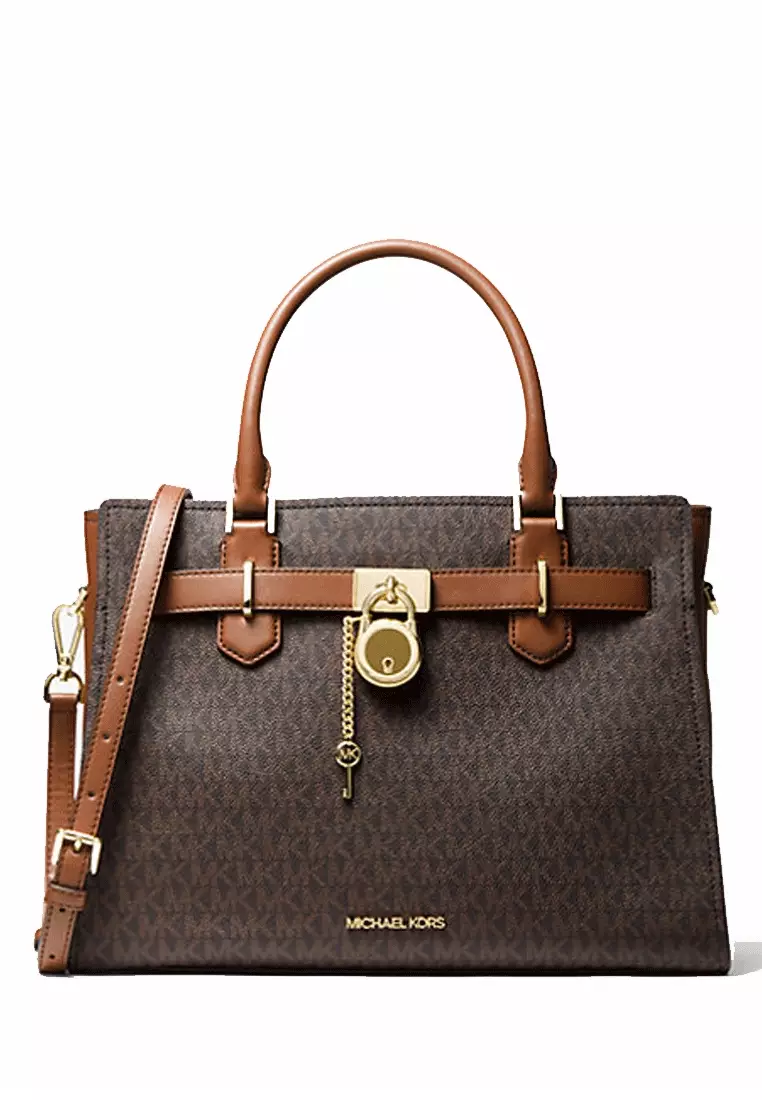 Michael kors hamilton top handbag