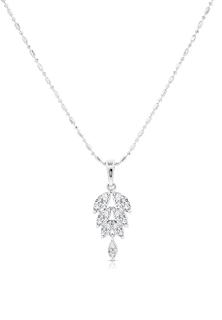 Marquise diamond pendant on sale necklace