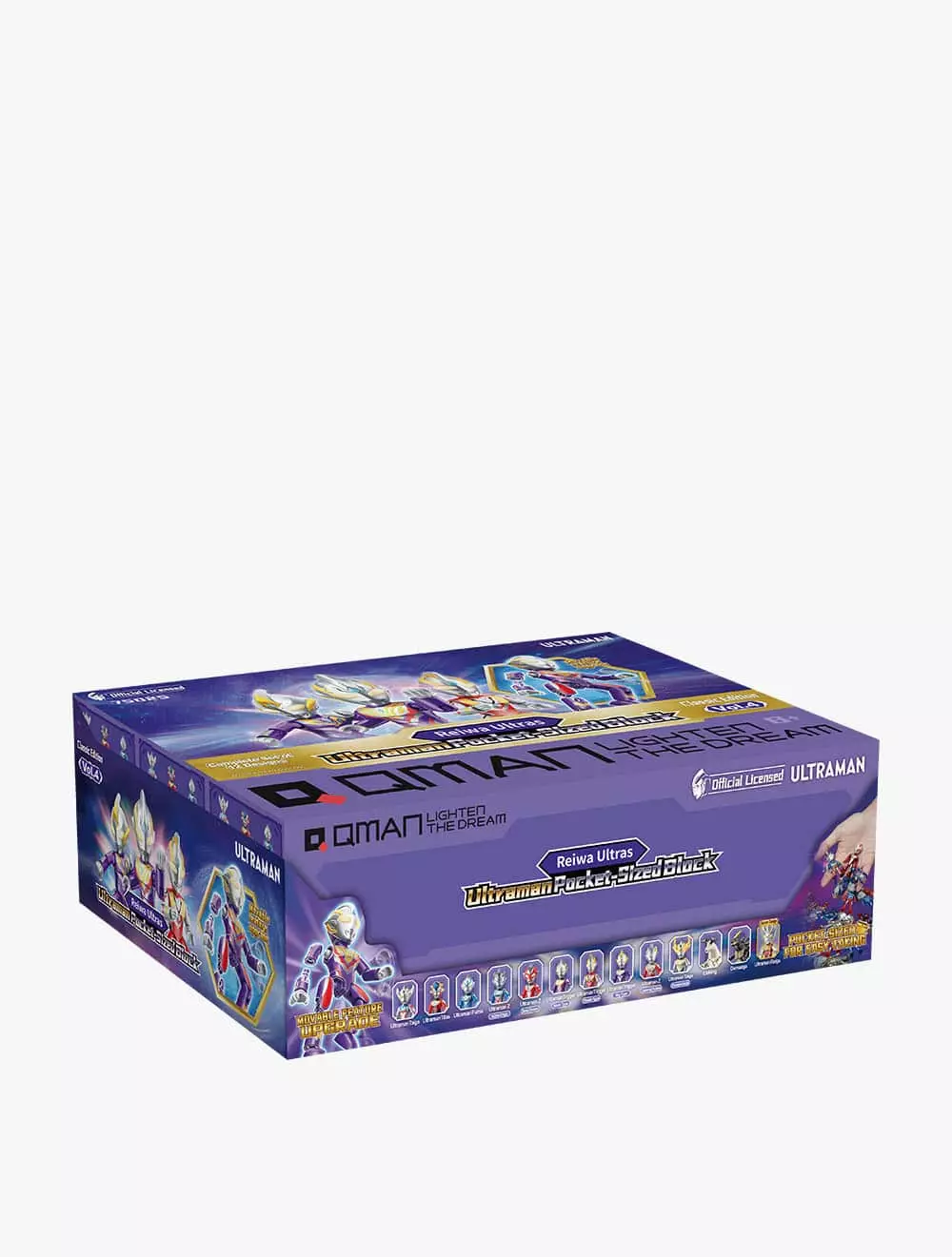 QMAN Classic Ultraman Wave 4th Reiwa Ultras - QMN75025 - Multicolor