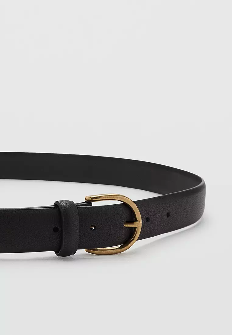 Pebbled Leather Belt