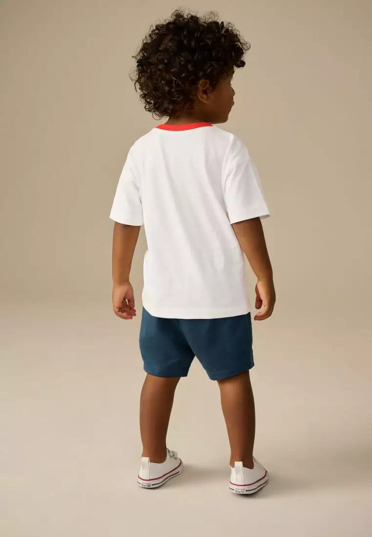Short Sleeve Graphic 100% Cotton T-Shirt