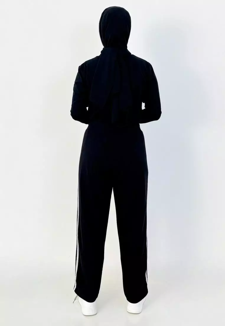 Sofia Sweatpants (Celana Panjang Training Olahraga Wanita) Hitam