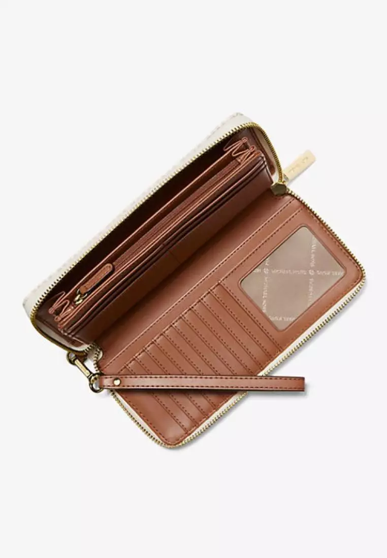 Michael kors large wristlet vanilla outlet