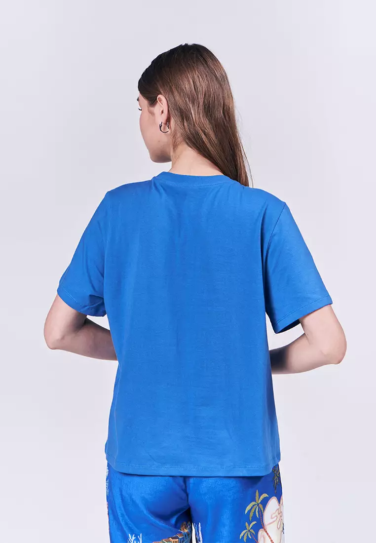 Summer Tees 2025 Piña Short Sleeve Shirt Top