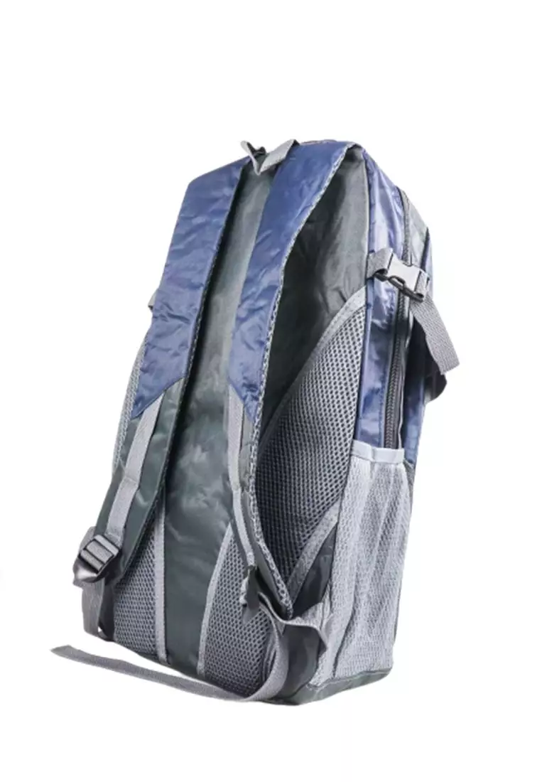 Jenica Tas Ransel Multifungsi Unisex Simple Daily Backpack Large Storage Material Polyester ORIGINAL - Dark Blue