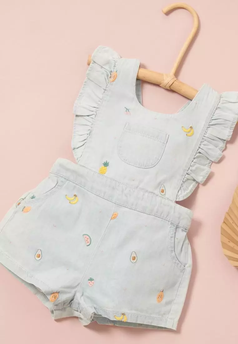 Pure top baby overalls