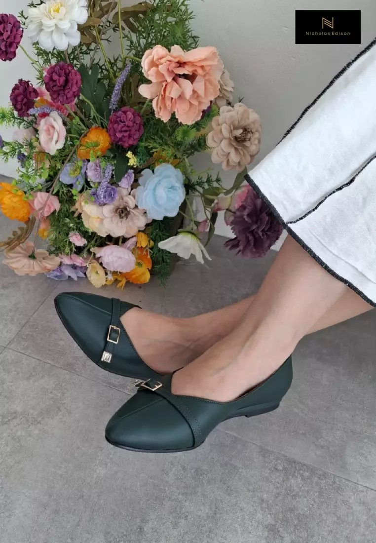 Nicholas Edison Flat Jolie Dark Green