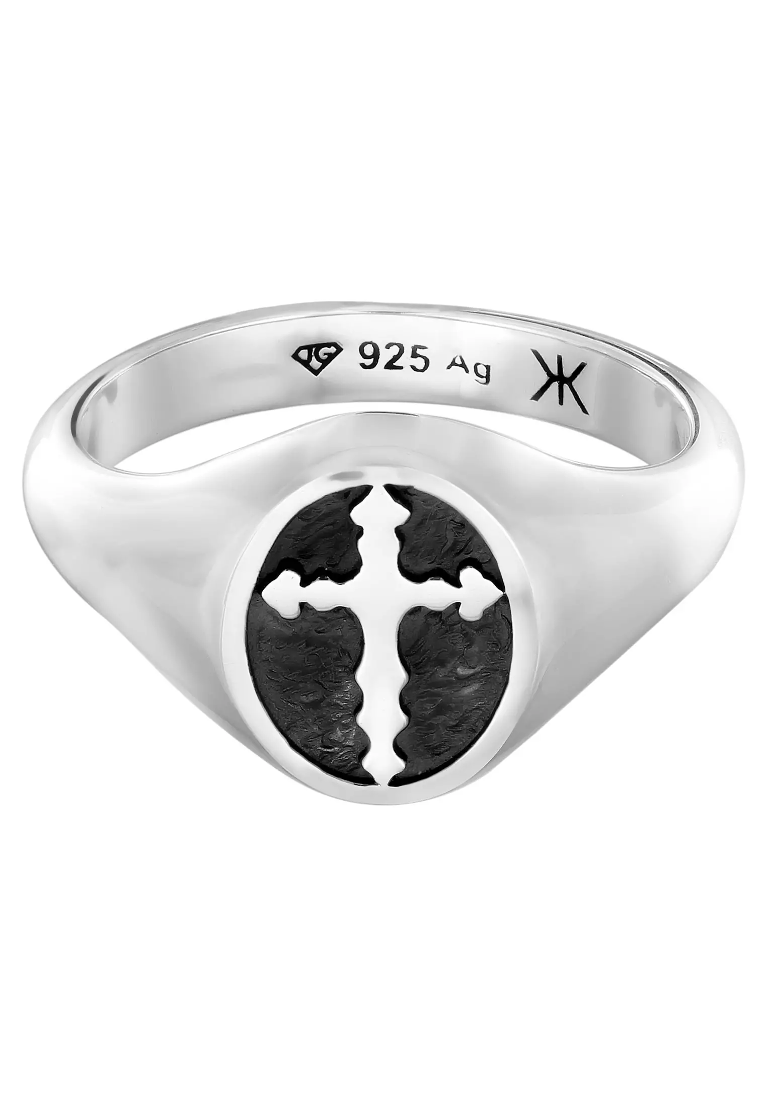 Ring Men Circle Chunky Silver