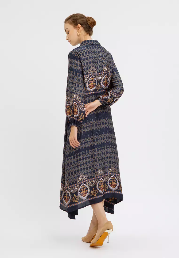 Minimal Gamis Rayana Navy