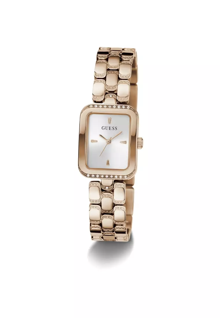 Guess Jewelry Rose Gold Stainless Steel Analog Quartz Watch For Women GW0865L3