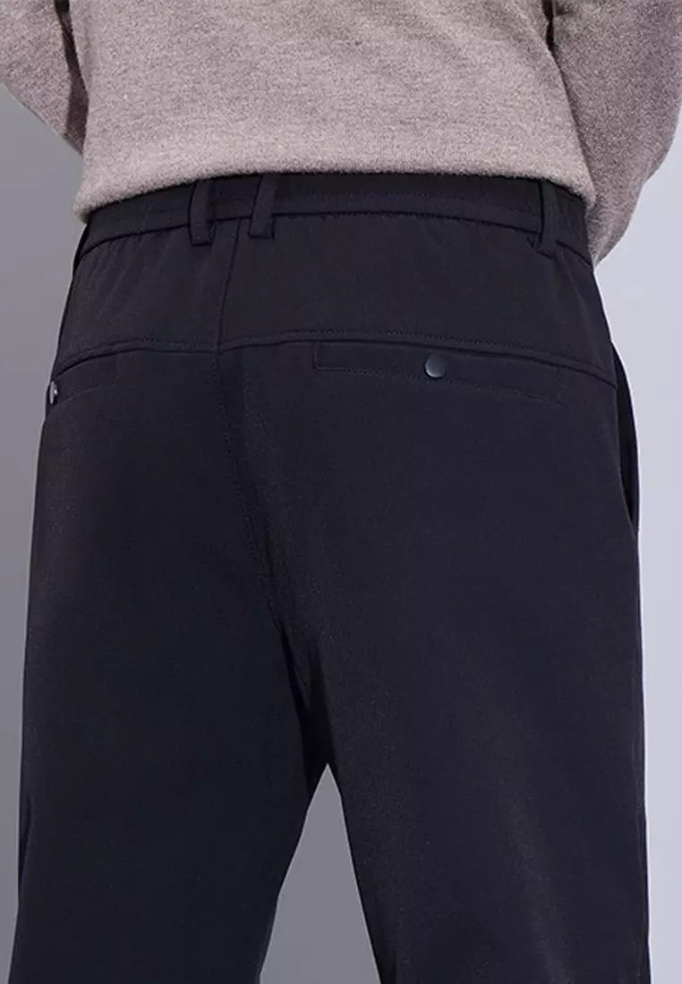 Elasticated Waist Slim Trousers