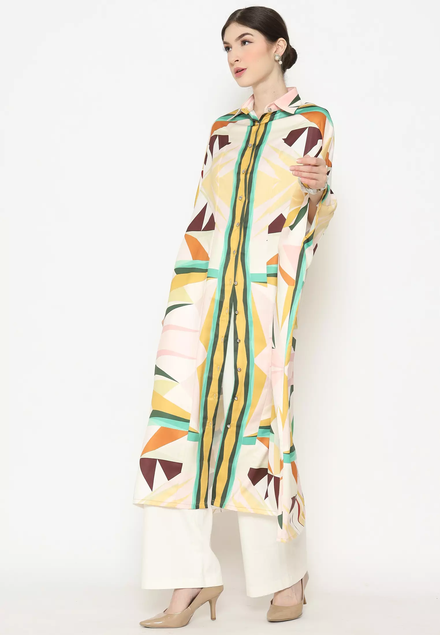 Kanzi Collared Kaftan