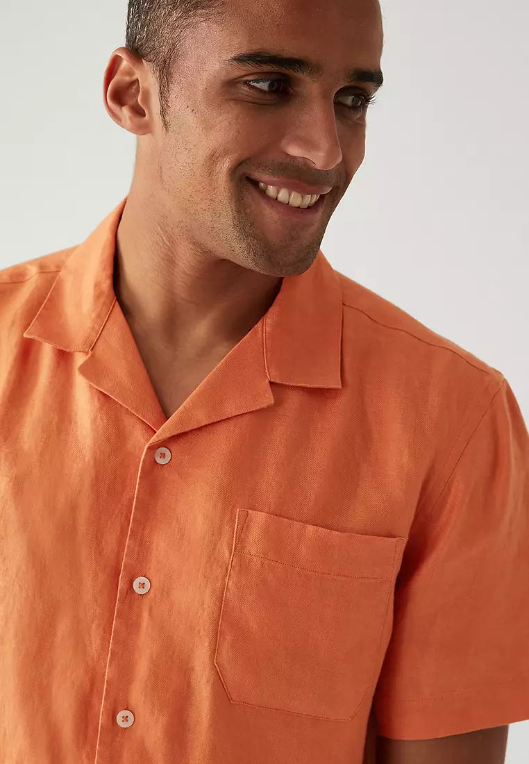 Pure Linen Revere shirt