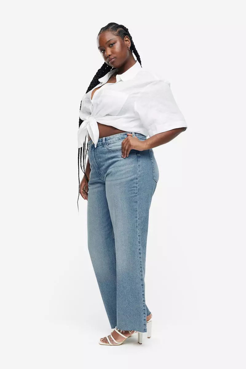 Curvy Fit Wide Ultra High Jeans