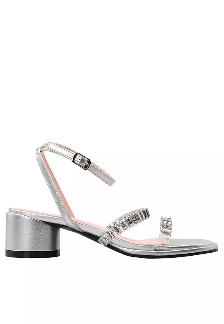 Discount on Twenty Eight Shoes  shoes - SKU: 5CM Rhinestone Strap Heel Sandals TE2198-1