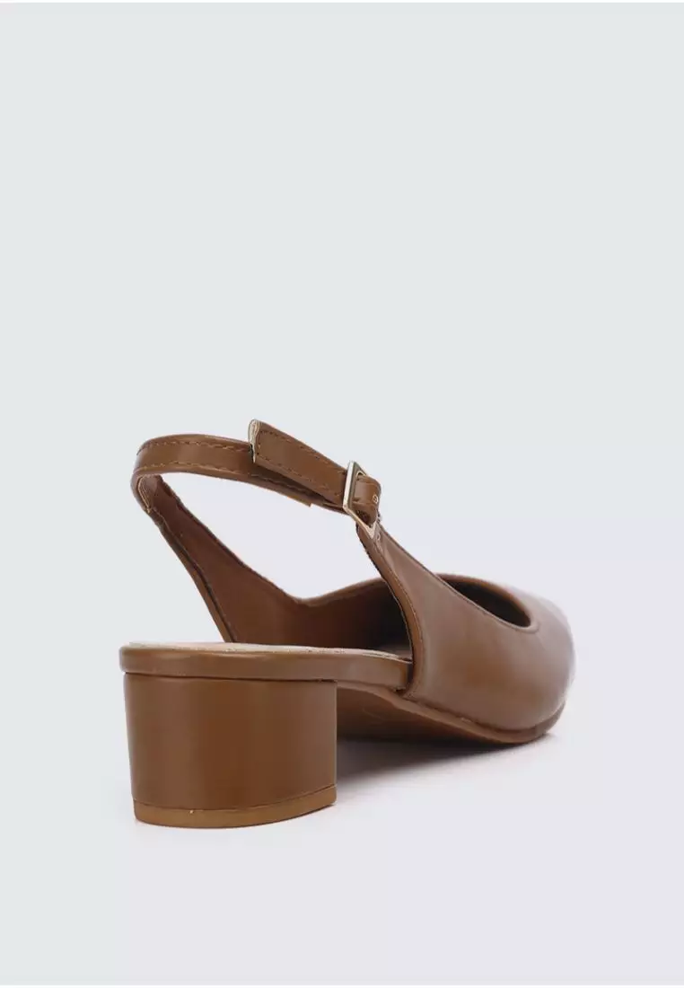 Palmer Comfy Heels In Brown
